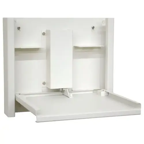 Off-White Manual Assist Mini Wall Desk Off-White Manual Assist Mini Wall Desk