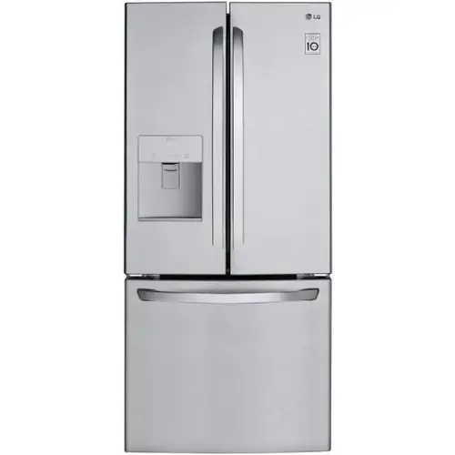 ENERGY STAR 22 Cu. Ft. 3-Door French Door Refrigerator With Ice Maker, Stainless Steel, ADA ENERGY STAR 22 Cu. Ft. 3-Door French Door Refrigerator With Ice Maker, Stainless Steel, ADA