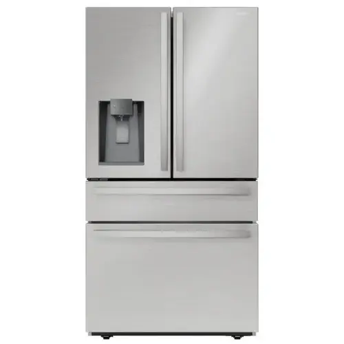 21.6-Cu Ft French Door Counter-Depth Refrigerator In Stainless Steel