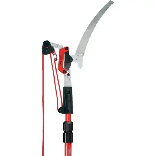12 Foot Fiberglass Pole Tree Pruner With Ptfe Coated Blade