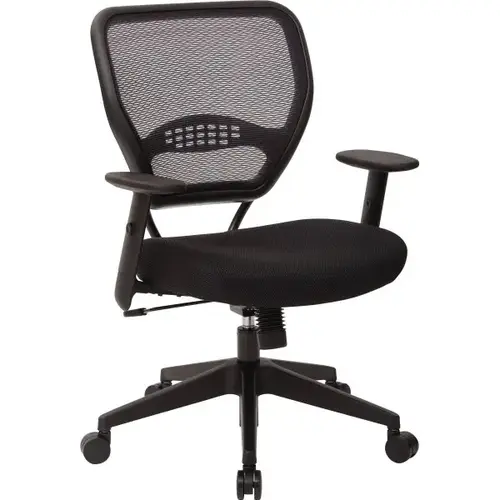 Airgrid Back Managers Chair With Black Mesh Fabric Seat