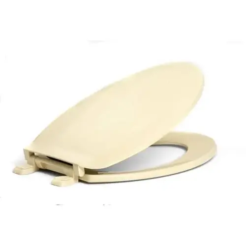 Elongated Closed Front Toilet Seat In Bone