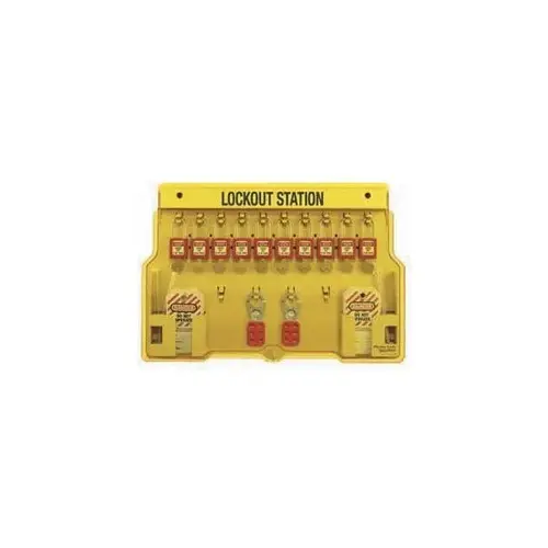 10-Lock-Complete Lockout/Tagout Station 10-Lock-Complete Lockout/Tagout Station