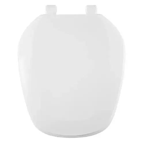 Eljer Emblem Square Front Round Toilet Seat In White