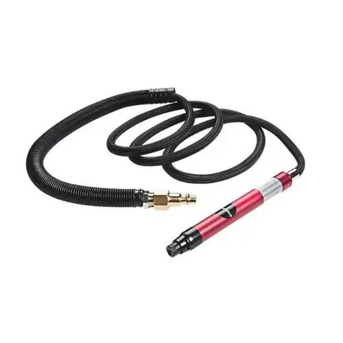 1/8-Inch Micro Pneumatic Die Grinder With Rear Exhaust And 5-Foot Hose