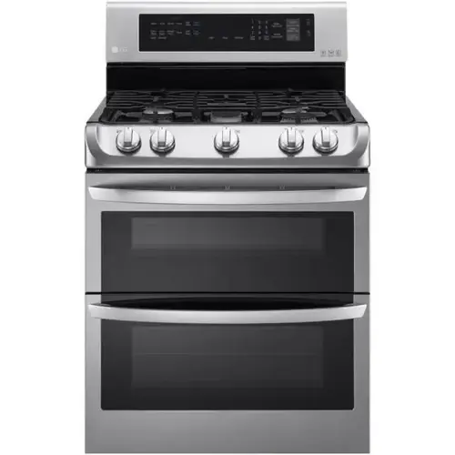 6.9 Cu. Ft. Freestanding Gas Double Oven- Stainless Steel