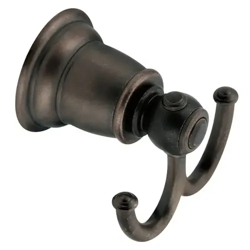Kingsley Oil Rubbed Bronze Double Robe Hook Kingsley Oil Rubbed Bronze Double Robe Hook