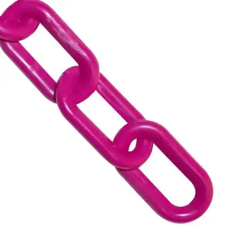 1 Inch X 100 Ft. Safety Pink Plastic Barrier Chain