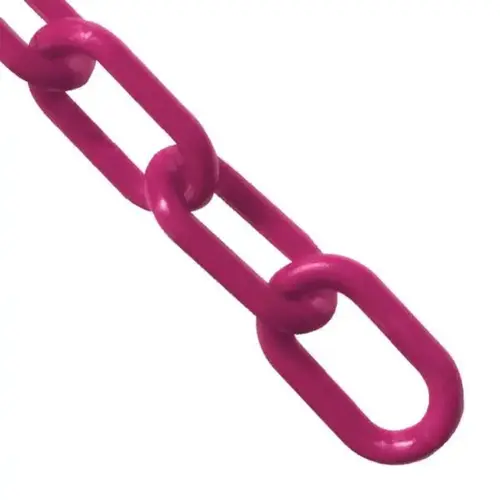 2 Inch X 25 Ft. Magenta Heavy Duty Plastic Barrier Chain