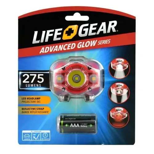 4 Light Mode, Ajustable, Advanced Glow Led Headlamp
