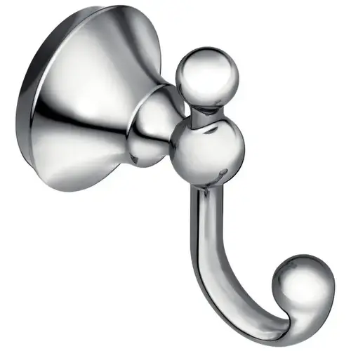 Wynford Chrome Double Robe Hook Wynford Chrome Double Robe Hook