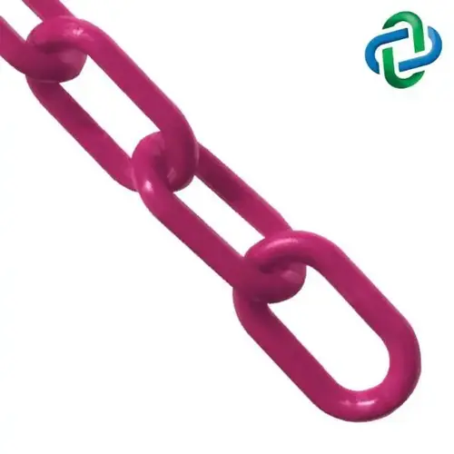 1 Inch X 25 Ft. Magenta Plastic Barrier Chain