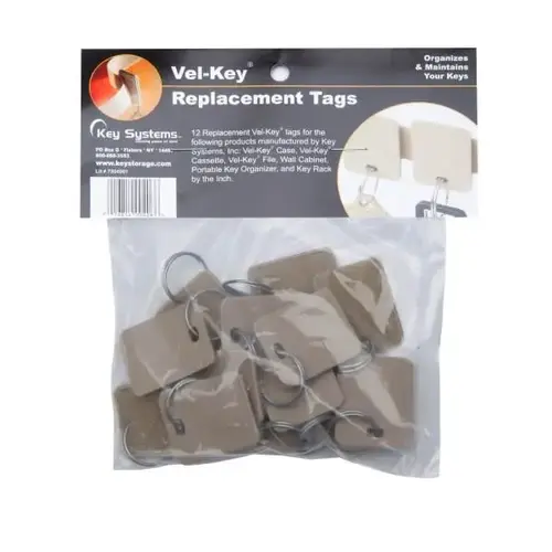 Vel-Key Replacement Tags