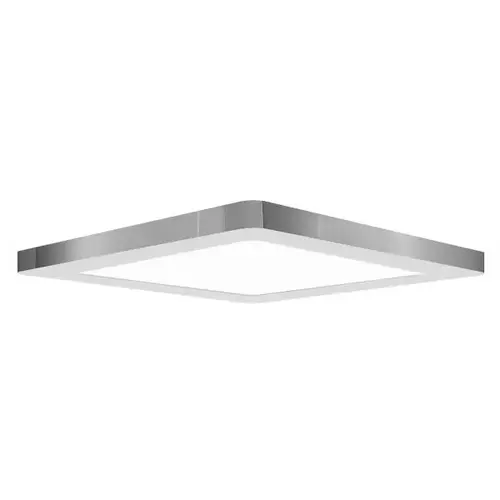 Modplus 9 In. Square Led Flush Mount Light (Chrome)