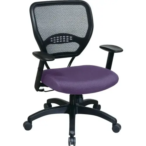 Airgrid Back Manager Chair With Mesh Seat Purple Airgrid Back Manager Chair With Mesh Seat Purple