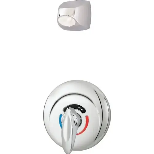 Safetymix Shower Trim In Chrome 2.5 Gpm 1-Function Showerhead Safetymix Shower Trim In Chrome 2.5 Gpm 1-Function Showerhead