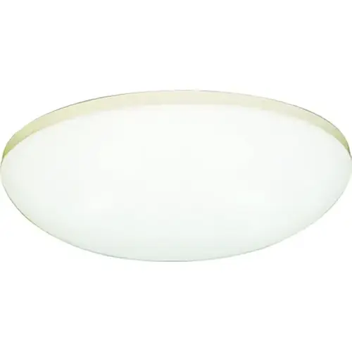 9w 1-Light Integrated Led Flush Mount Light (White)
