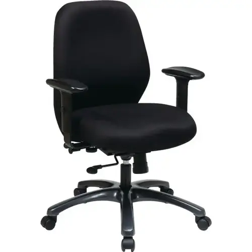 Ergonomic Chair W/2 To 1 Control Seat Slider 2 Way Adjustable Arms Black Ergonomic Chair W/2 To 1 Control Seat Slider 2 Way Adjustable Arms Black