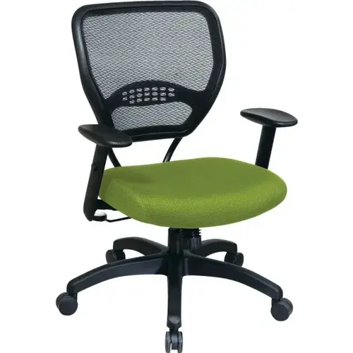 Airgrid Back Manager Chair With Green Mesh Seat