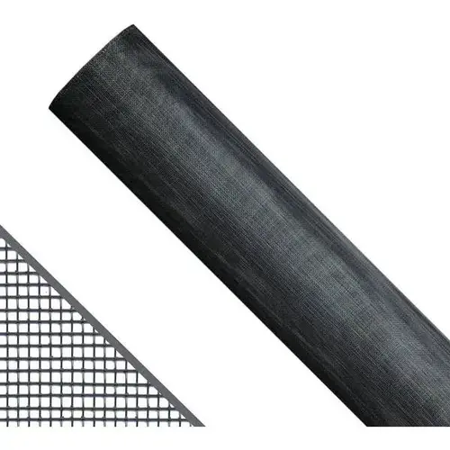 36 In X 100 Ft Charcoal Aluminum Screen Roll For Window/Door