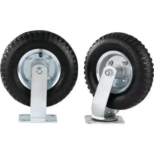 Set Of Four 8" Fully Pneumatic Bellman'S Cart Wheels