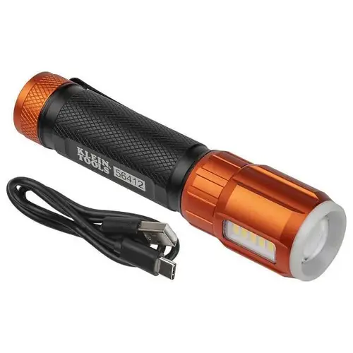 Rechargeable Led Flashlight With Worklight Rechargeable Led Flashlight With Worklight
