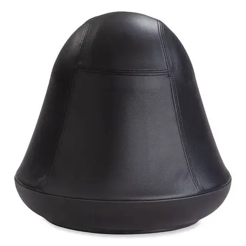 Runtz Swivel Ball Chair, Backless, 16.75" High, Black Vinyl Runtz Swivel Ball Chair, Backless, 16.75" High, Black Vinyl