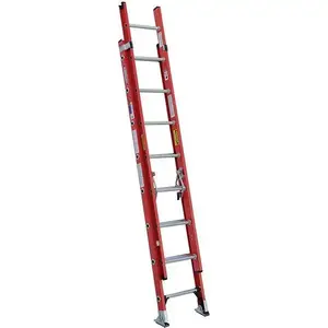 Werner D6216-2 16 Ft. 300 Lbs. Load Type-Ia Duty Fiberglass Extension Ladder