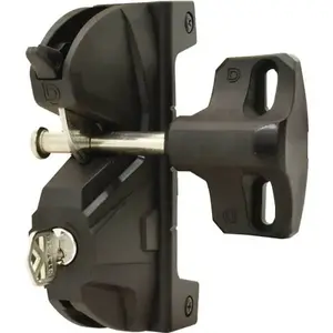 Lokk-Latch LLD3KD Locking Privacy Gate Gravity Latch Key Lockable On Both Sides Of Gate