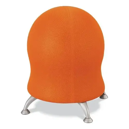 Zenergy Ball Chair, Backless, 20" To 23" High, Orange Fabric Seat Zenergy Ball Chair, Backless, 20" To 23" High, Orange Fabric Seat