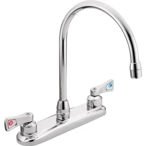 M-Dura Chrome 1.5gpm Two-Handle Kitchen Faucet M-Dura Chrome 1.5gpm Two-Handle Kitchen Faucet