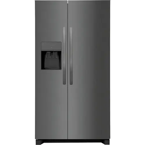 ENERGY STAR 36" 25.6 Cu. Ft. Standard Depth Side By Side Refrigerator, Black Stainless Steel ENERGY STAR 36" 25.6 Cu. Ft. Standard Depth Side By Side Refrigerator, Black Stainless Steel