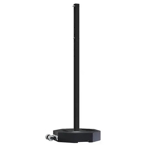 Portable Post Rubber Base Sign Stand Blk Portable Post Rubber Base Sign Stand Blk