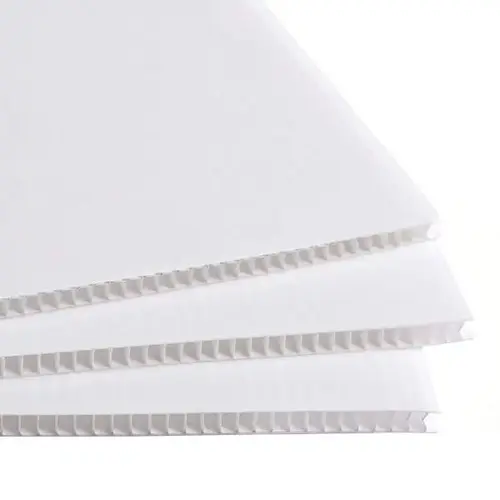 .236x48.000x96.000 White Fluted Polypropylene Sheet .236x48.000x96.000 White Fluted Polypropylene Sheet