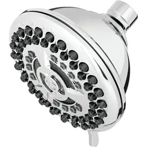 Waterpik YAT-933HE Chrome Powerpulse Massage Fixed Mount Showerhead
