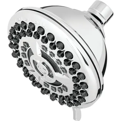 Chrome Powerpulse Massage Fixed Mount Showerhead