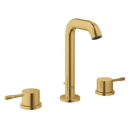 Essence 2-Handle Low-Arc Bathroom Faucet In Brushed Cool Sunrise Gold Essence 2-Handle Low-Arc Bathroom Faucet In Brushed Cool Sunrise Gold
