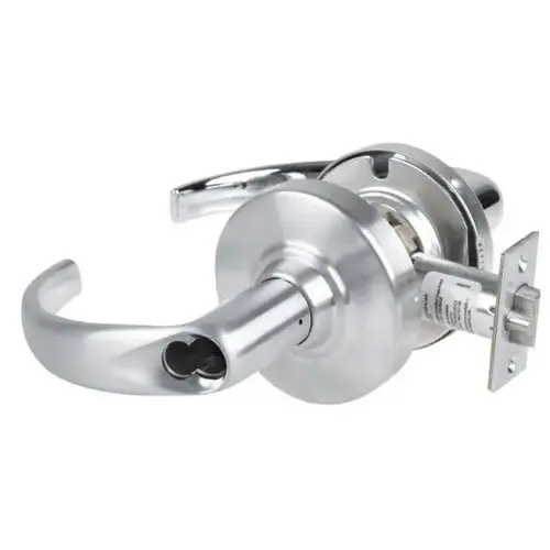 Alx Entrance Lockset, Sparta, Sfic Housing, Satin Chrome, Non-Handed Alx Entrance Lockset, Sparta, Sfic Housing, Satin Chrome, Non-Handed