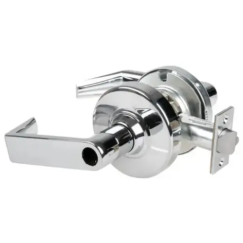 Alx Storeroom Lockset, Conventional, Bright Chrome Finish, Non-Handed Alx Storeroom Lockset, Conventional, Bright Chrome Finish, Non-Handed