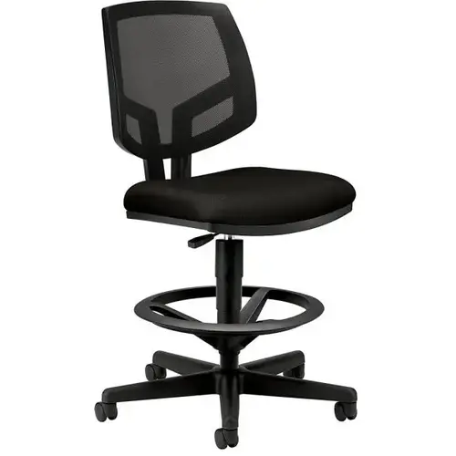 Volt Series Black Mesh Back Adjustable Task Stool