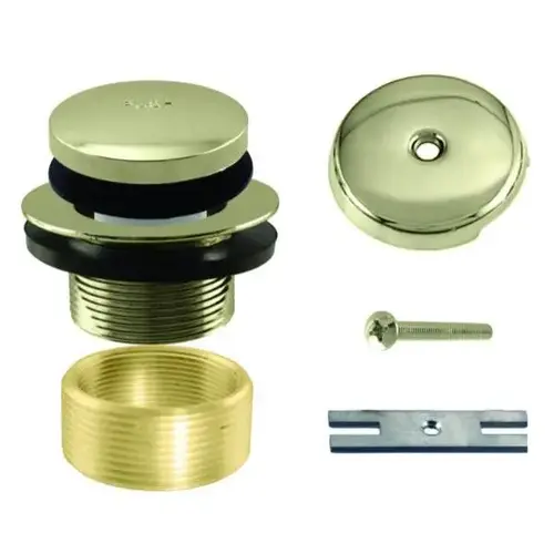 Tip Toe Universal Tub Trim With One-Hole Face Plate, Polished Brass Tip Toe Universal Tub Trim With One-Hole Face Plate, Polished Brass