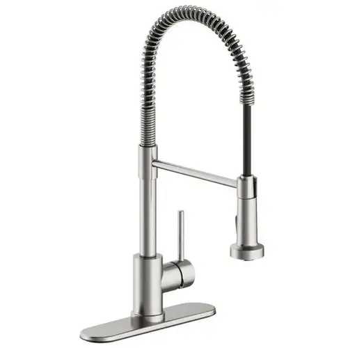 Westwind Single-Handle Pull Down High-Arc Kitchen Faucet In Stainless Steel Westwind Single-Handle Pull Down High-Arc Kitchen Faucet In Stainless Steel