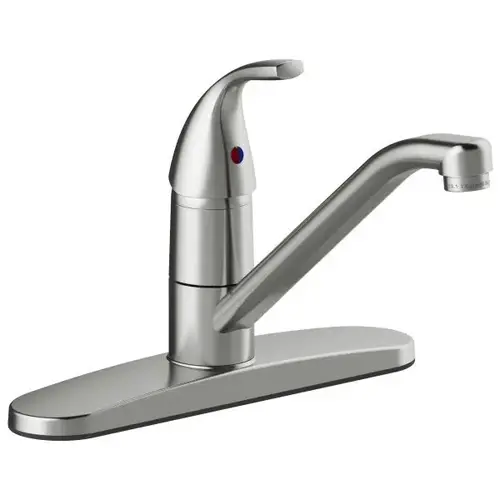 Anchor Point Single-Handle Kitchen Faucet In Stainless Steel Anchor Point Single-Handle Kitchen Faucet In Stainless Steel