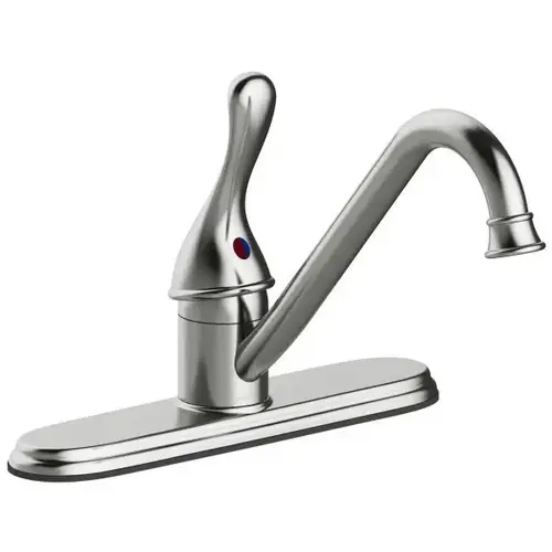 Anchor Point Single-Handle Kitchen Faucet In Stainless Steel Anchor Point Single-Handle Kitchen Faucet In Stainless Steel