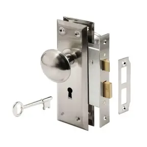 Defender Security E 2330 Steel, Satin Nickel, Interior Door Lock