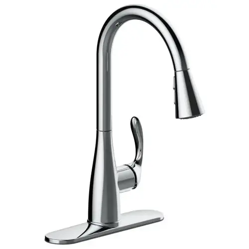 Westwind Single-Handle Pull Down High-Arc Kitchen Faucet In Chrome Westwind Single-Handle Pull Down High-Arc Kitchen Faucet In Chrome