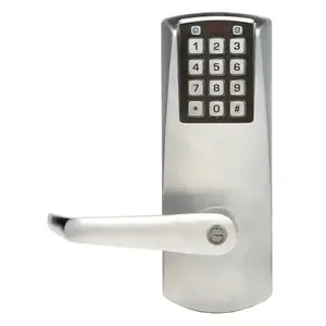 Kaba Access E201UXSLL-626-41 Pushbutton Svr Trim Exit Device W/ Schlage C Keyway (Satin Chrome)