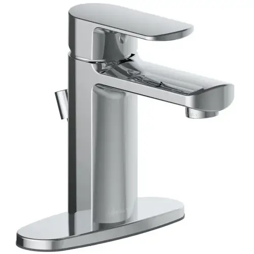 Westwind Single-Handle Centerset Bathroom Faucet With Quick Install Pop-Up In Chrome Westwind Single-Handle Centerset Bathroom Faucet With Quick Install Pop-Up In Chrome