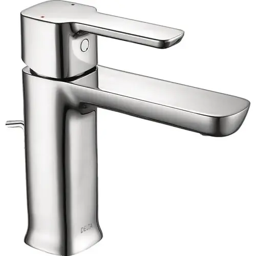 Modern 1 Handle Project-Pack Bathroom Faucet With 50/50 Pop Up In Chrome Modern 1 Handle Project-Pack Bathroom Faucet With 50/50 Pop Up In Chrome