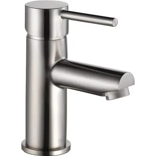 Modern Single Handle Project-Pack Bathroom Faucet In Stainless Modern Single Handle Project-Pack Bathroom Faucet In Stainless